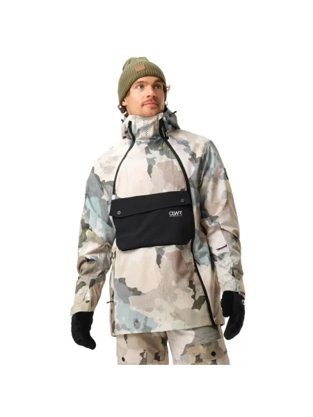 Kurtka narciarska Colourwear Foil beżowa