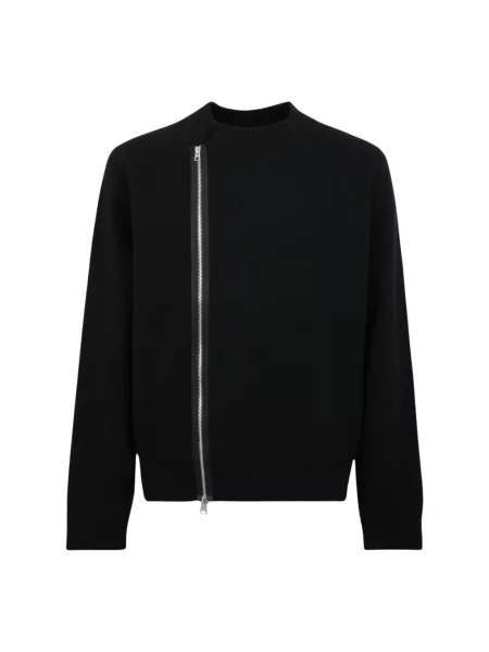 Dzianinowy sweter Sacai czarny