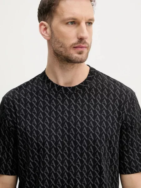 Armani Exchange póló fekete