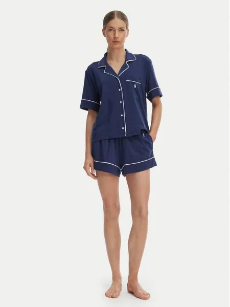 Пижама Polo Ralph Lauren дамска тъмносиньо