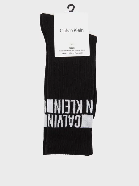 Носки Calvin Klein в полоску с лого