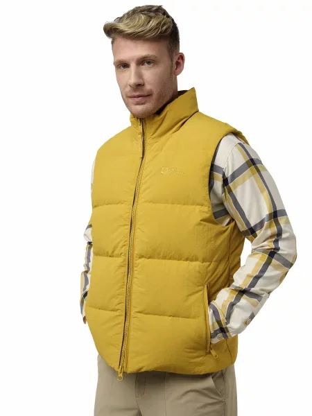 Жилет з утеплювачем Jack Wolfskin Nordlicht гірчичний