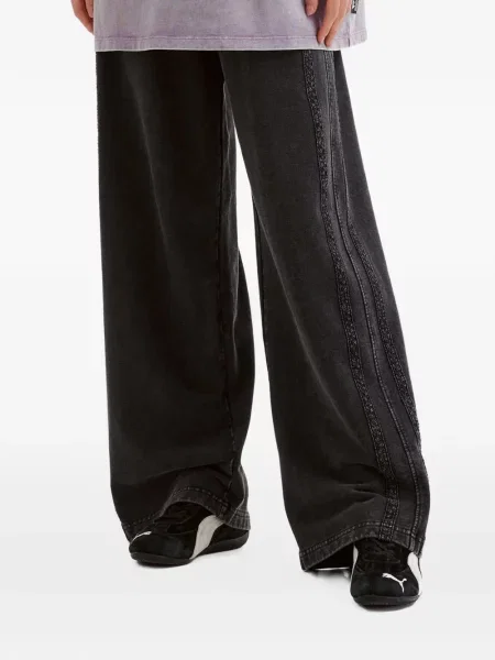 Pantaloni Mini Cream cu cordon gri