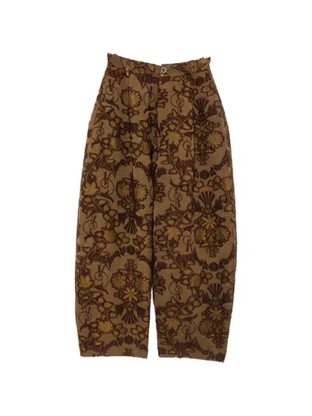Pantaloni Uma Wang maro