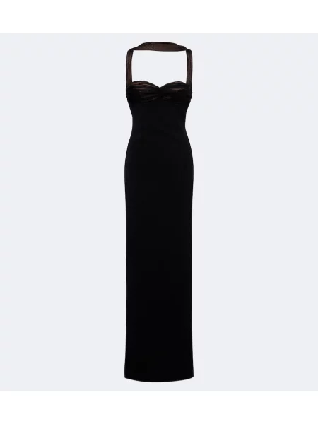 Rochie Retrofete cu spatele deschis negru