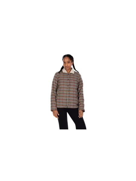 IrieDaily Team Sherpa Jacket Kobiety Kurtki IrieDaily Brązowy Size: S czarna