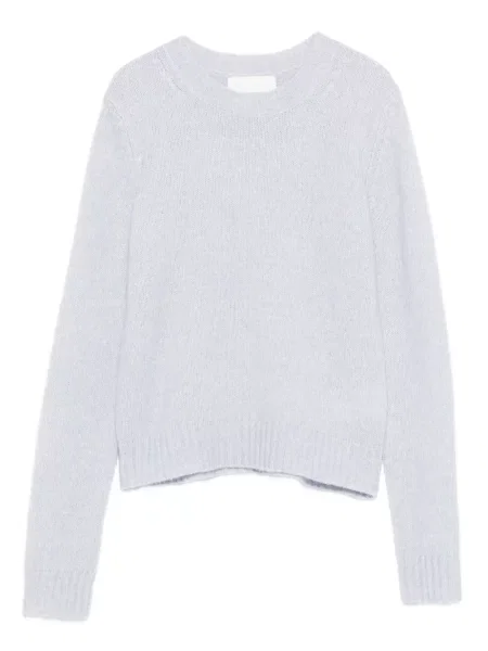 Пуловер Lisa Yang с кръгло деколте сиво