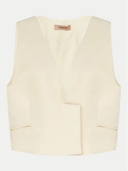 TWINSET Kamizelka Écru