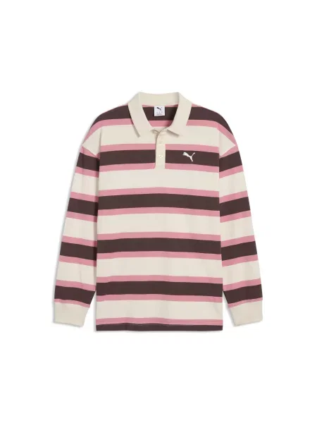 PUMA koszulka polo do rugby z długim rękawem Wardrobe Essentials Akcesoria S brązowy