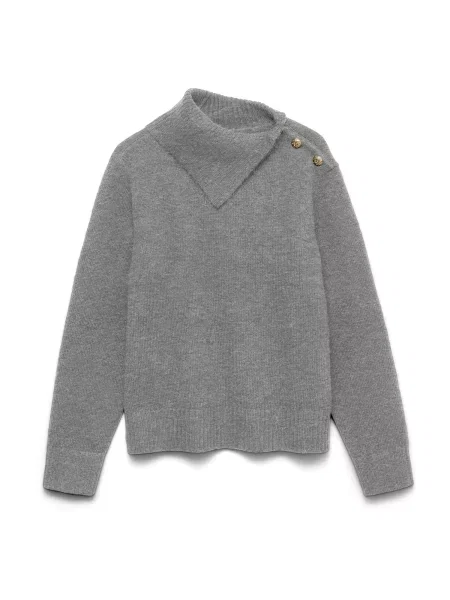 VERO MODA Pulover VMHAZEL' gri