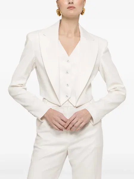 Marynarka Nissa o krotszym kroju biała