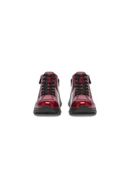 Sneakersy Rieker Tmavo červená