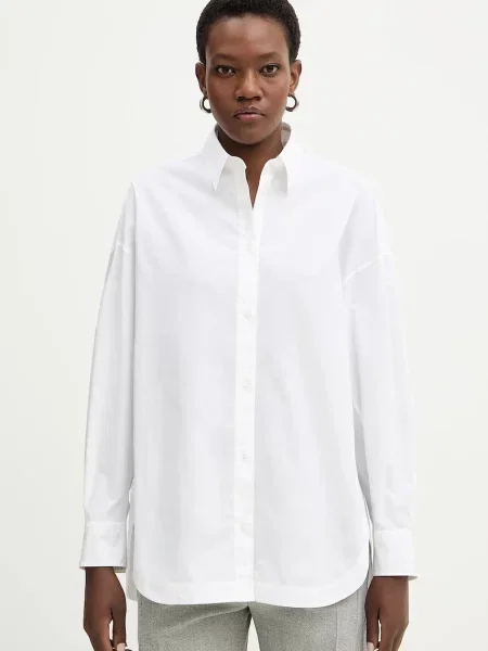 BOSS Orange cămașă din C Bostatta cu guler clasic relaxed alb