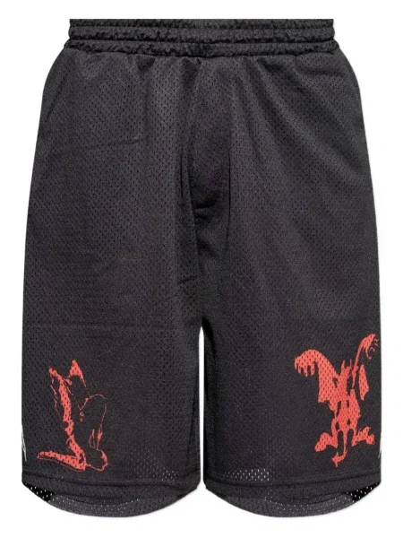 Kraťasy 44 Label Group s potiskem černé