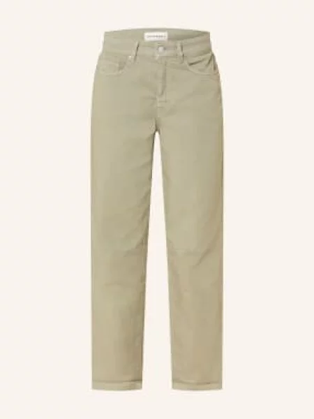 Opus Pants Džíny Barrel Melly Relax pale olive khaki
