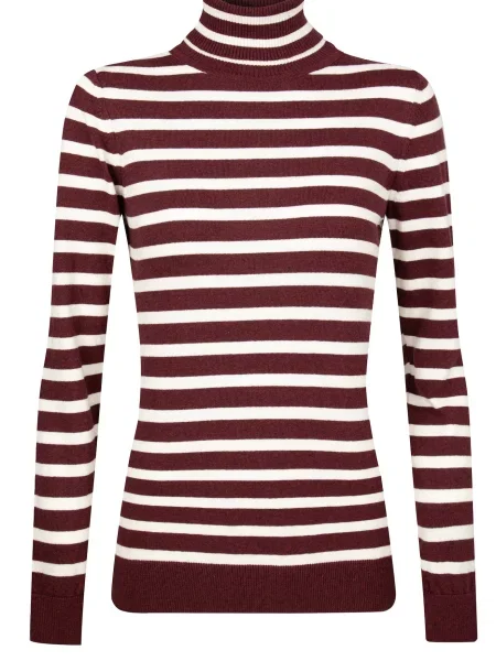 Felix Hardy Pulover roșu bordeaux alb