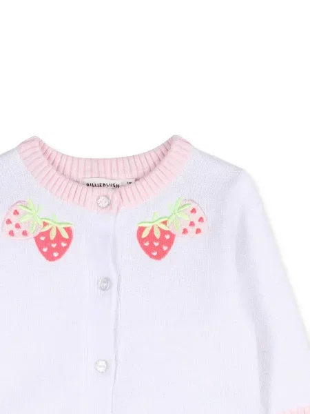 Dětské kardigan Billieblush bílý