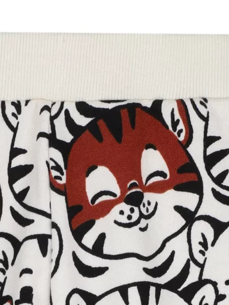 Spodnie dziecięce Kenzo białe