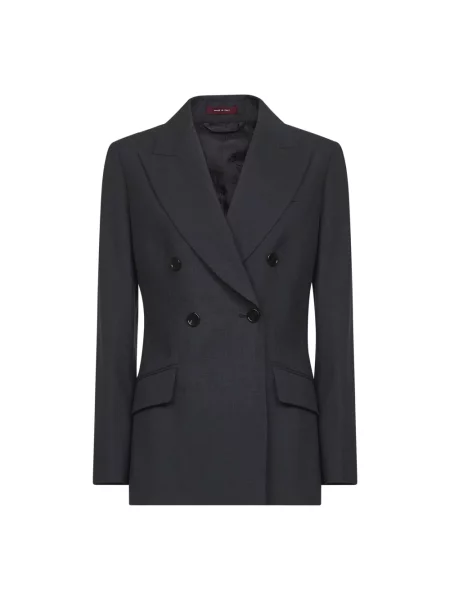 Marynarka Gucci wełniana dwurzędowa szara