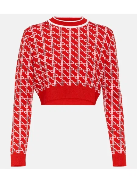 Pulover Patou de lână roșu