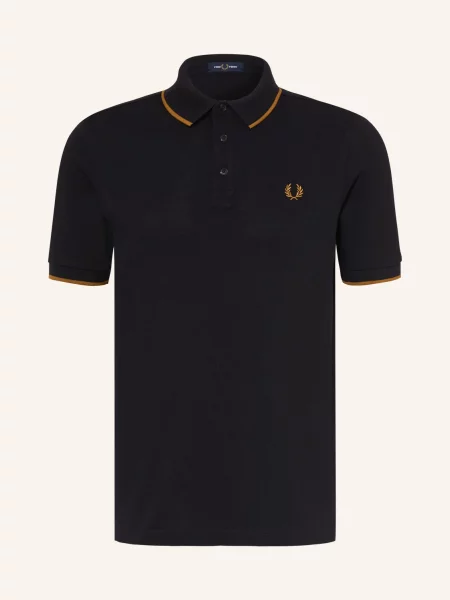 Fred Perry Piqué Polokošile / tmavě oranžová černá