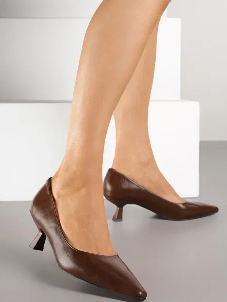 Pantofi cu Elialie deschis maro