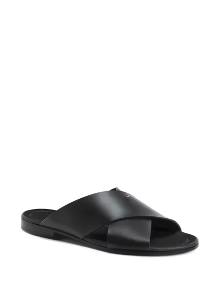 Sandale Giuseppe Zanotti fără toc negru
