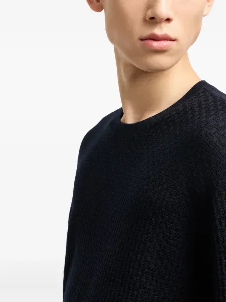 Pulover Emporio Armani albastru
