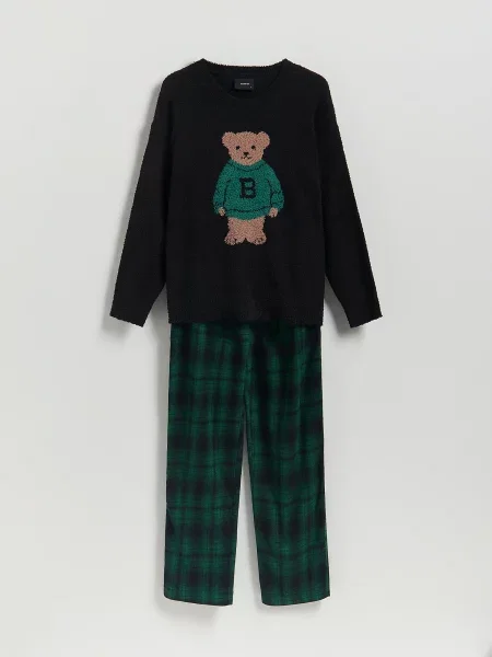 Пижама Reserved черная