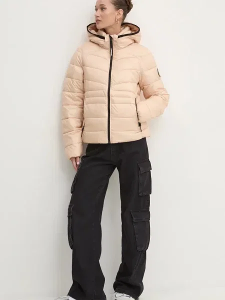 Куртка Superdry зимова бежевий