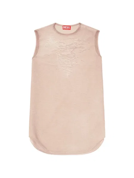 Mała sukienka mini Diesel z przetarciami garniturowa