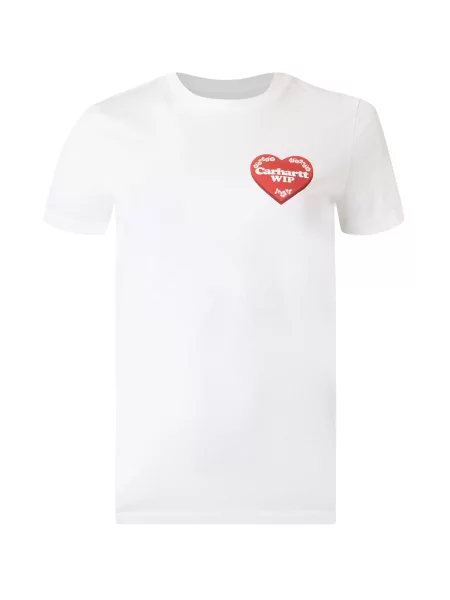 Carhartt WIP Tricou Hartt Case roși aprins / roşu închis / negru alb