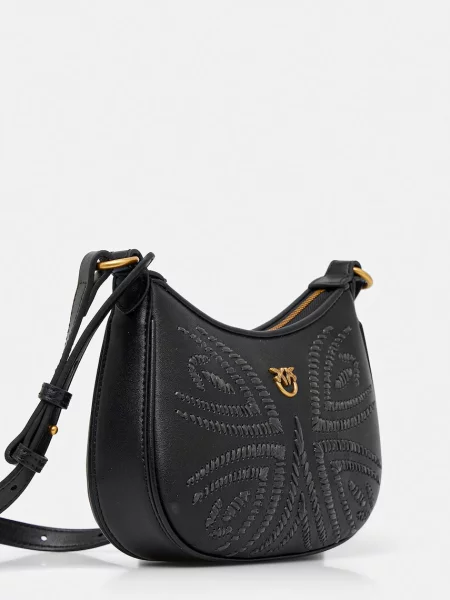 Шкіряна сумочка Pinko чорний