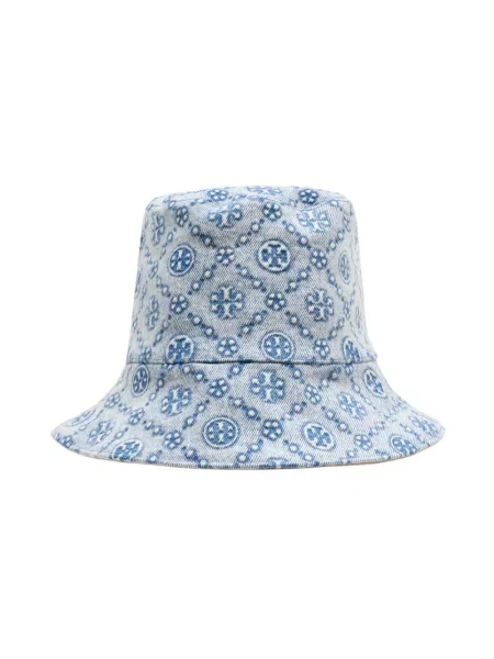 Kapelusz Tory Burch niebieski