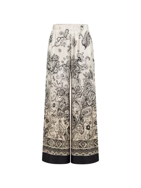 Pantaloni palazzo Kaos cu imagine cu model paisley