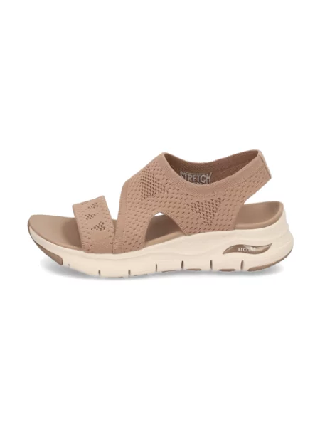 Sandály Skechers béžové