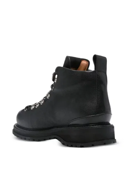 Botine Buttero cu șireturi din piele negru