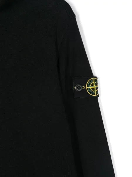 Sweter dziecięcy Stone Island czarny