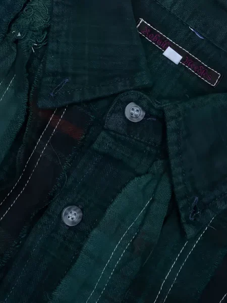 Cămașă Needles de flanelă verde