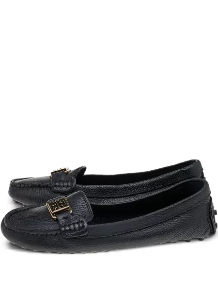 Pantofi loafer Tory Burch din piele negru