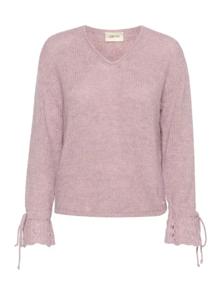 Cream Pulover Niso' roz