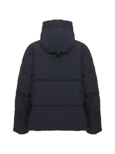 Palton Canada Goose cu glugă albastru