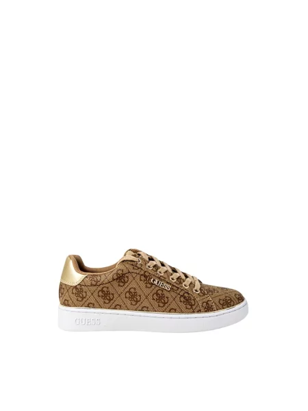Sneakersy Guess brązowe