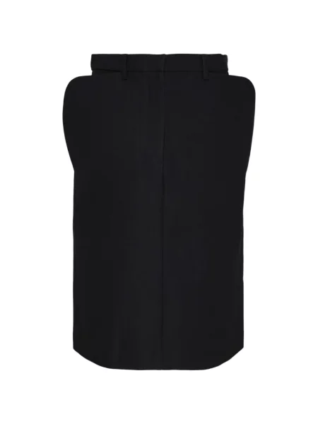 Fustă tip creion Pushbutton albastru