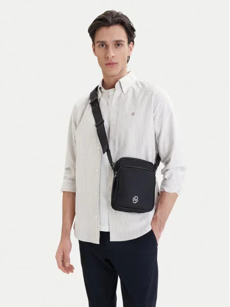 BOSS Torbica za okrog pasu Mornarsko modra