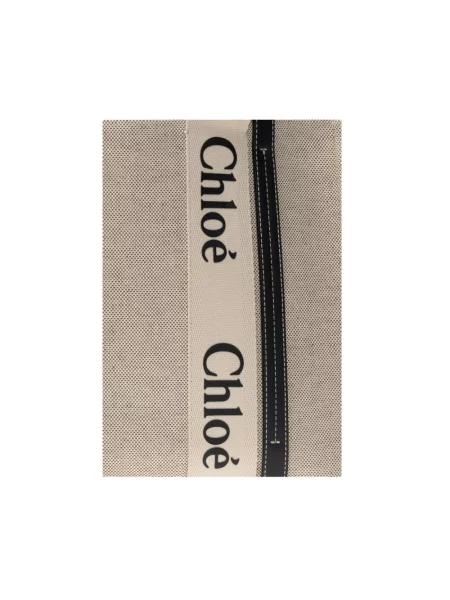 Shopperka Chloe skórzana beżowa
