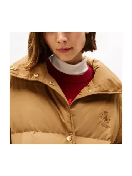 Tommy Hilfiger Vatovaná bunda béžová