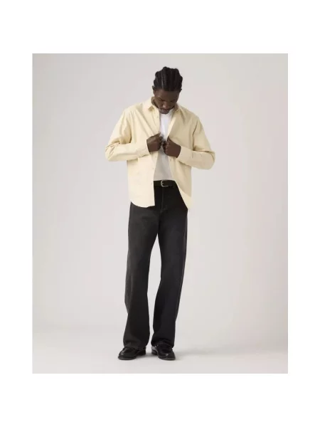 Szerokie jeansy Levi's 501 czarne
