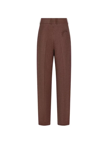 Pantaloni Blazé Milano cu model pepito maro