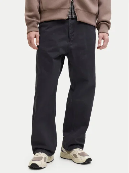 Jack & Jones Pantaloni din Alex Baggy Fit negru